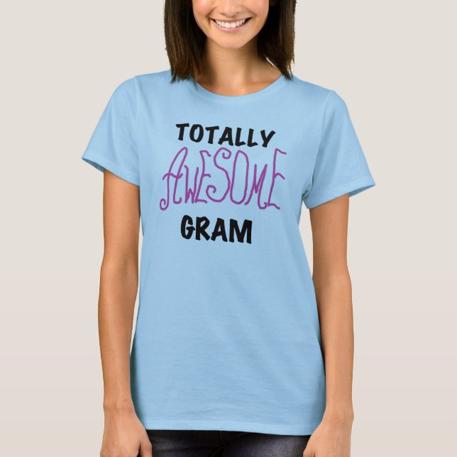 Total fantastische Gramm-Rosa-T-Shirts und T-Shirt (Vorderseite)