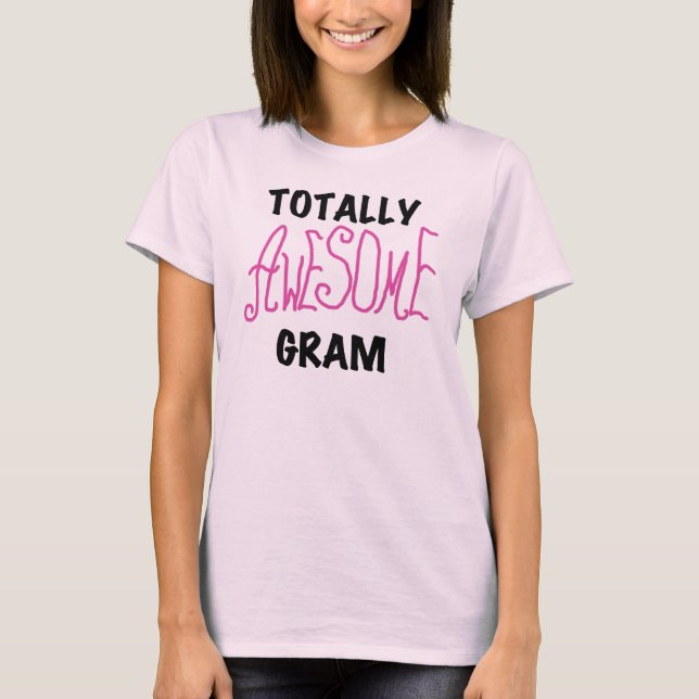 Total fantastische Gramm-Rosa-T-Shirts und T-Shirt (Vorderseite)