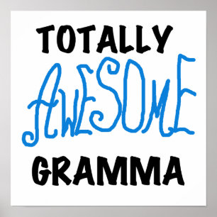 Total fantastische Gramma blaue T-Shirts Geschenke Poster