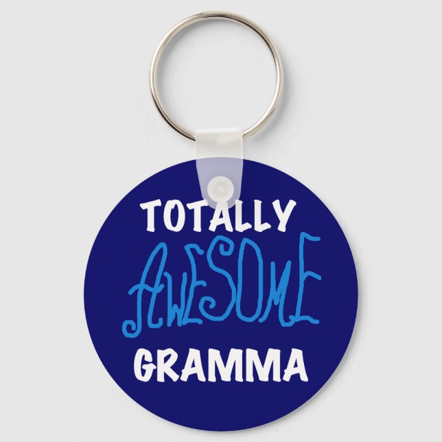 Total fantastische Gramma blaue T - Shirts und Schlüsselanhänger (Vorderseite)