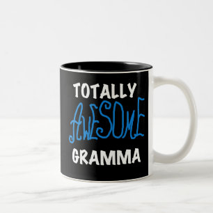 Total fantastische Gramma blaue T - Shirts und Zweifarbige Tasse