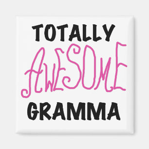 Total fantastische Gramma rosa T-Shirts Geschenke Magnet
