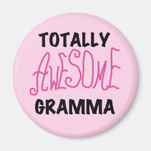 Total fantastische Gramma rosa T-Shirts Geschenke Magnet
