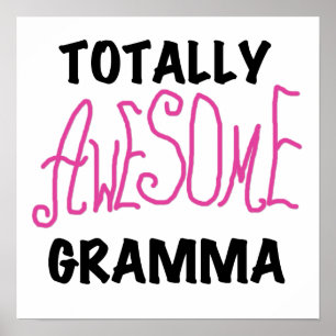 Total fantastische Gramma rosa T-Shirts Geschenke Poster