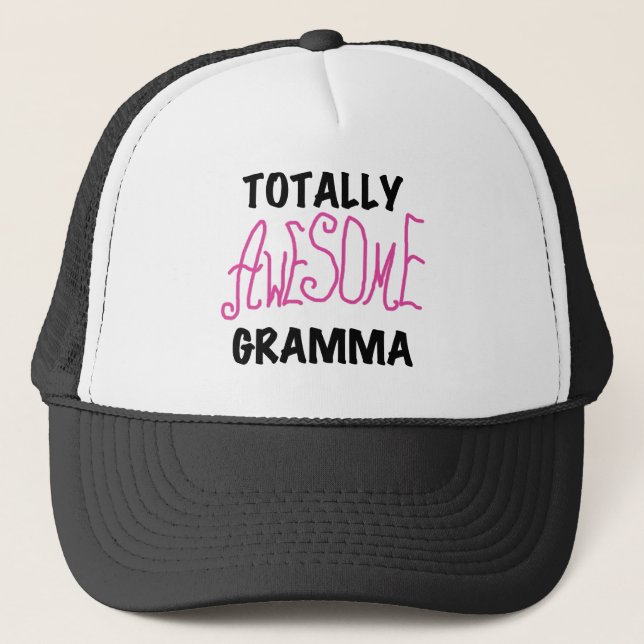 Total fantastische Gramma rosa T-Shirts Geschenke Truckerkappe (Vorderseite)