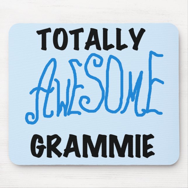 Total fantastische Grammie blaue T - Mousepad (Vorne)
