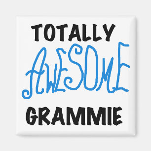 Total fantastische Grammie blaue T-Shirts Geschenk Magnet
