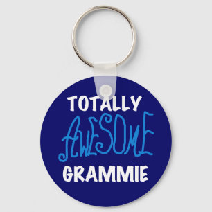 Total fantastische Grammie blaue T-Shirts Schlüsselanhänger