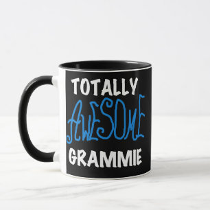 Total fantastische Grammie blaue T-Shirts Tasse