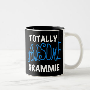 Total fantastische Grammie blaue T-Shirts Zweifarbige Tasse
