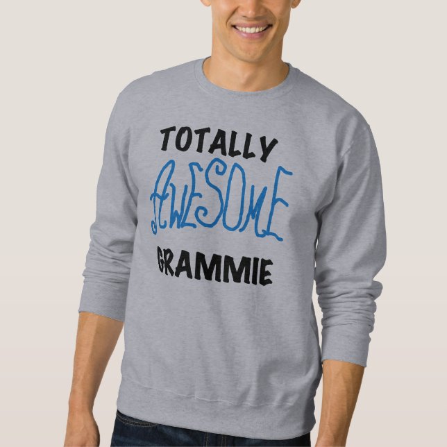 Total fantastische Grammie blaue T - Sweatshirt (Vorderseite)