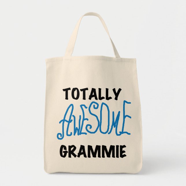 Total fantastische Grammie blaue T - Tragetasche (Vorne)