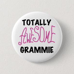 Total fantastische Grammie rosa T - Button
