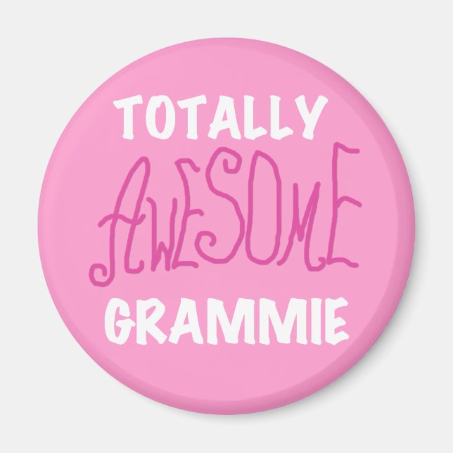 Total fantastische Grammie rosa T - Magnet (Vorne)