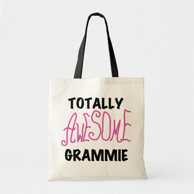 Total fantastische Grammie rosa T-Shirts Geschenke Tragetasche (Vorne)