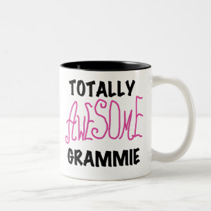 Total fantastische Grammie rosa T - Zweifarbige Tasse