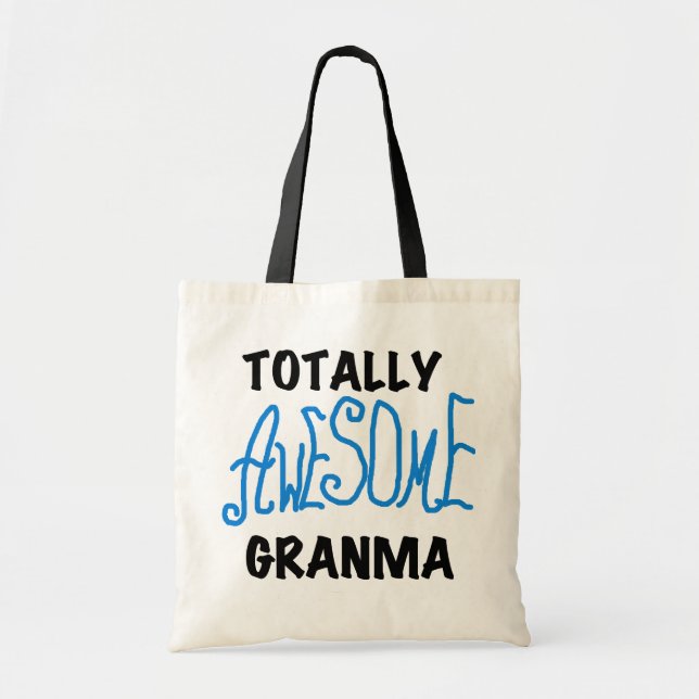 Total fantastische Granma blaue T-Shirts Geschenke Tragetasche (Vorne)
