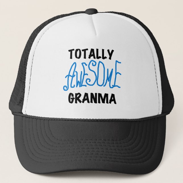 Total fantastische Granma blaue T-Shirts Geschenke Truckerkappe (Vorderseite)
