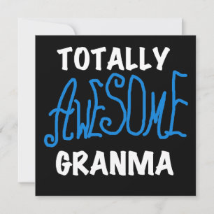 Total fantastische Granma blaue T - Shirts und