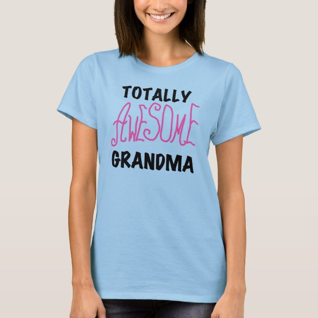 Total fantastische Großmutter - rosa T-Shirts und (Vorderseite)