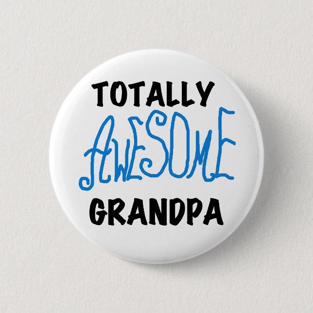 Total fantastische Großvater-T - Shirts und Button (Vorderseite)