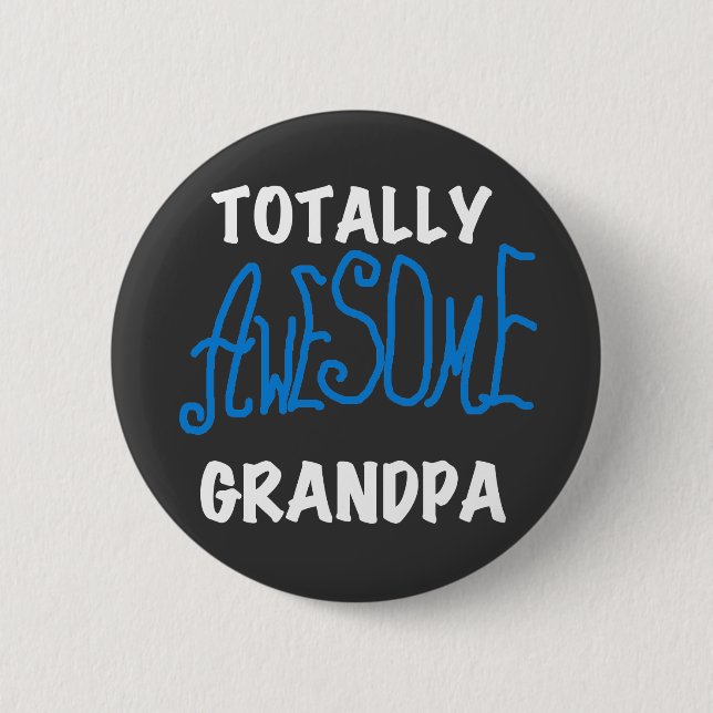 Total fantastische Großvater-T - Shirts und Button (Vorderseite)
