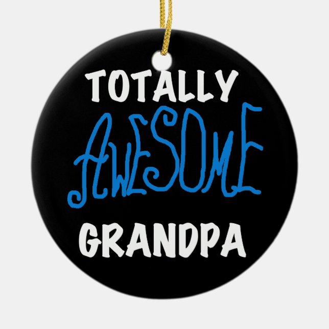 Total fantastische Großvater-T - Shirts und Keramik Ornament (Vorne)