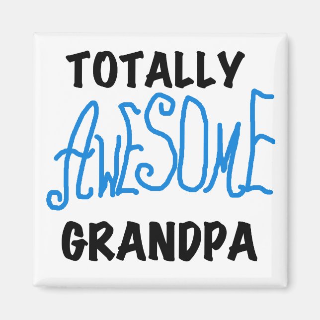 Total fantastische Großvater-T - Shirts und Magnet (Vorne)