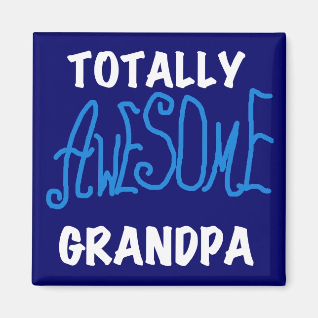 Total fantastische Großvater-T - Shirts und Magnet (Vorne)