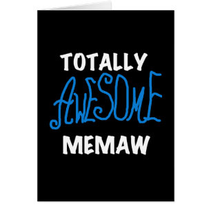 Total fantastische Memaw blaue T-Shirts und
