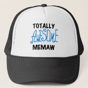 Total fantastische Memaw blaue T-Shirts und Truckerkappe