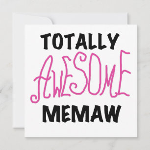 Total fantastische Memaw rosa T-Shirts und
