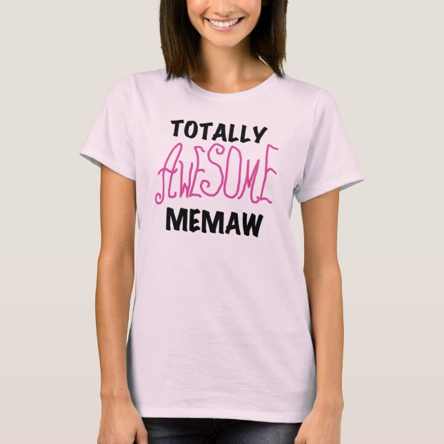 Total fantastische Memaw rosa T-Shirts und (Vorderseite)
