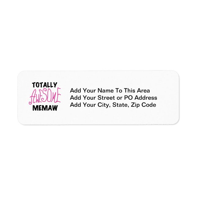Total fantastische Memaw rosa T-Shirts und (Vorne)