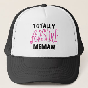Total fantastische Memaw rosa T - Shirts und Truckerkappe