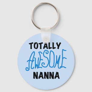 Total fantastische Nanna blaue T - Shirts und Schlüsselanhänger