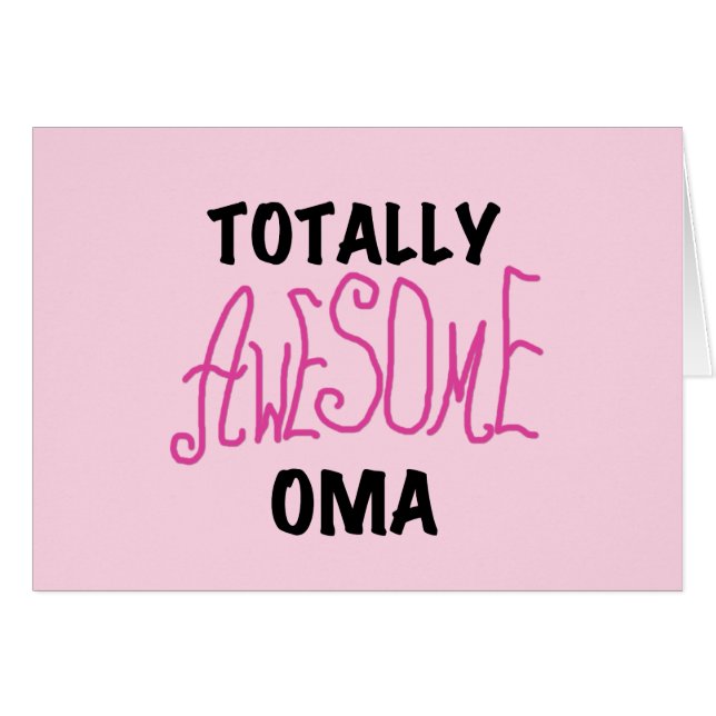 Total fantastische Oma rosa T - Shirts und (Vorderseite (Horizontal))