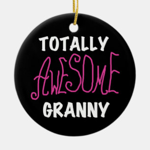 Total fantastische Oma-Rosa-T-Shirts und Geschenke Keramikornament