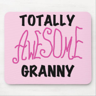 Total fantastische Oma-Rosa-T-Shirts und Geschenke Mousepad