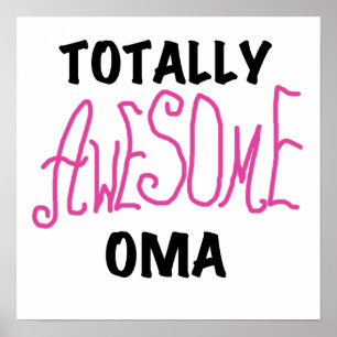 Total fantastische Oma rosa T-Shirts und Geschenke Poster