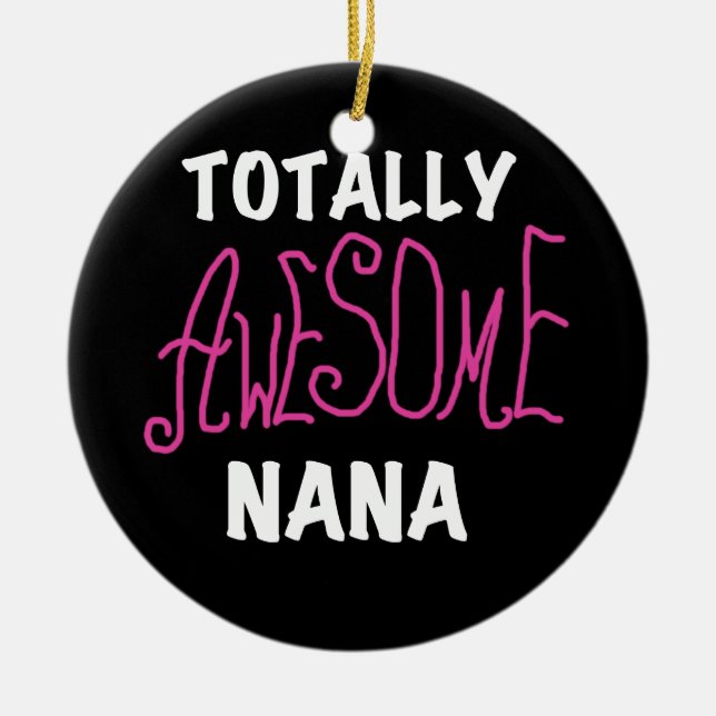 Total fantastische rosa T - Shirts und Geschenke Keramikornament (Vorne)