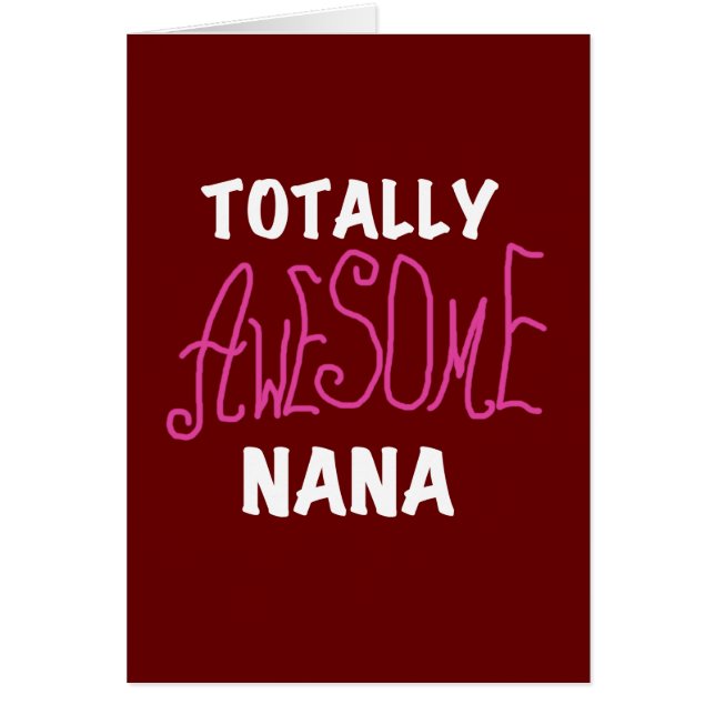 Total fantastische rosa T-Shirts und Geschenke Nan (Vorne)