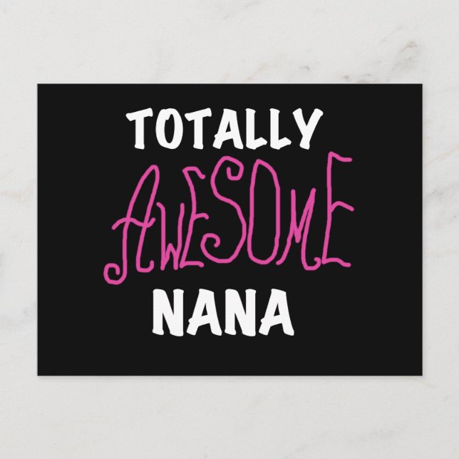 Total fantastische rosa T - Shirts und Geschenke Postkarte (Vorderseite)