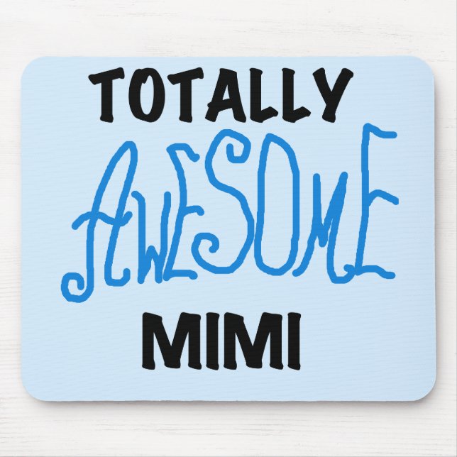 Total fantastische T-Shirts und Geschenke des Blau Mousepad (Vorne)