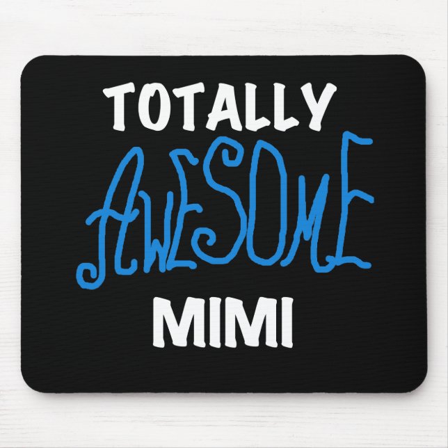 Total fantastische T-Shirts und Geschenke des Blau Mousepad (Vorne)