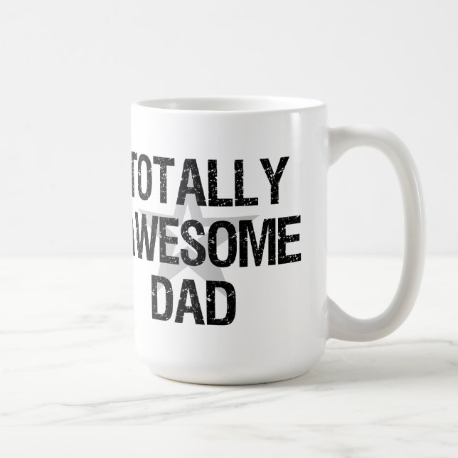 Total fantastische Vater-Kaffee-Tasse Kaffeetasse (Rechts)