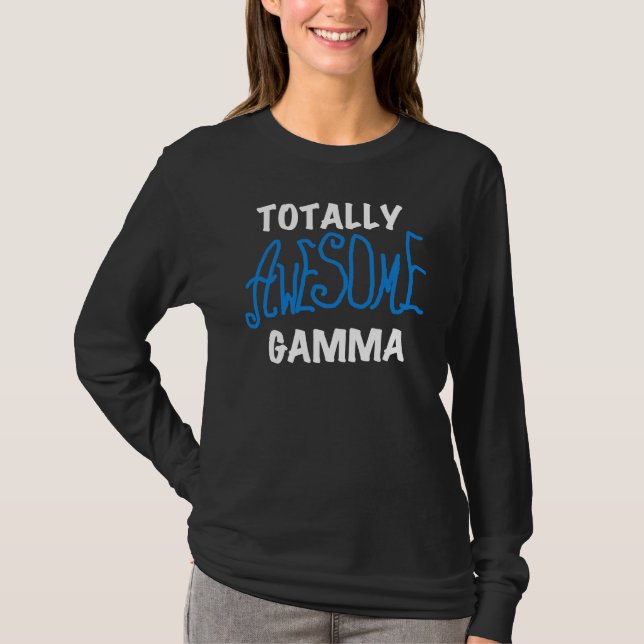 Total fantastisches Gamma-blaue T-Shirts und (Vorderseite)