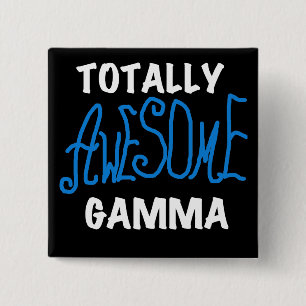 Total fantastisches Gamma-blaue T-Shirts und Button