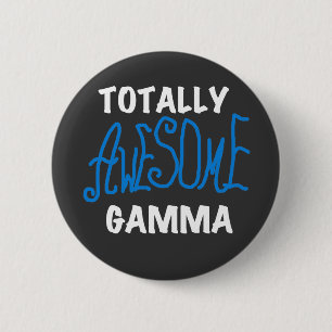 Total fantastisches Gamma-blaue T-Shirts und Button