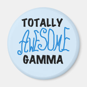 Total fantastisches Gamma-blaue T-Shirts und Gesch Magnet